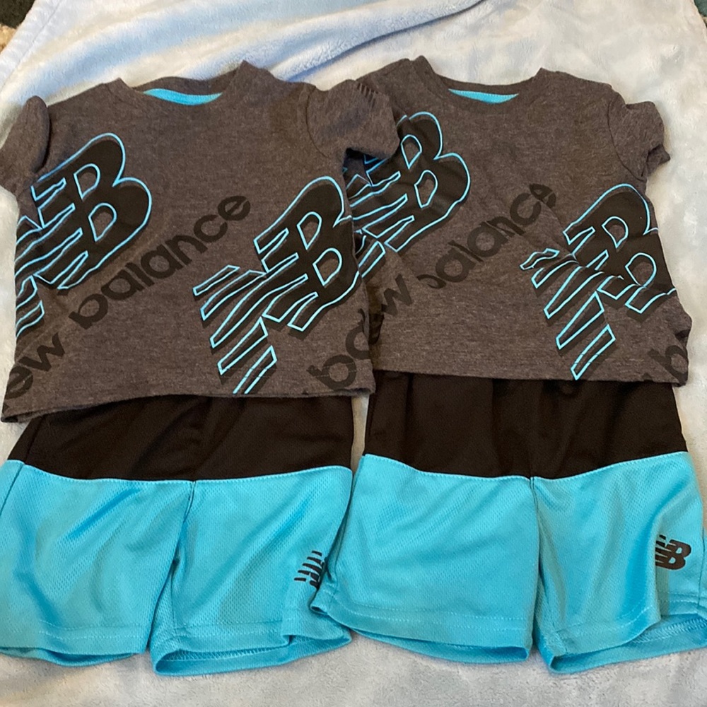 New balance set of 2 12 month outfits